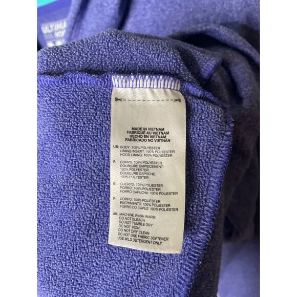 Adidas  Womens Ultimate Hoodie Size Medium Purple Teal Lined - Picture 5 of 6